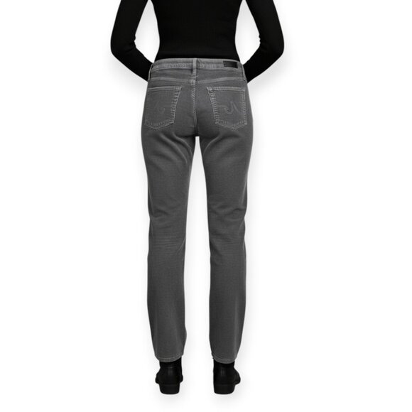 Adriano Goldschmied Mari High-Rise Straight Corduroy Pants Womens Size 28R Gray - Picture 2 of 13